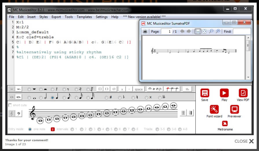 notation composer for windows 10